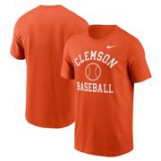 Clemson Nike Baseball Icon Cotton Tee